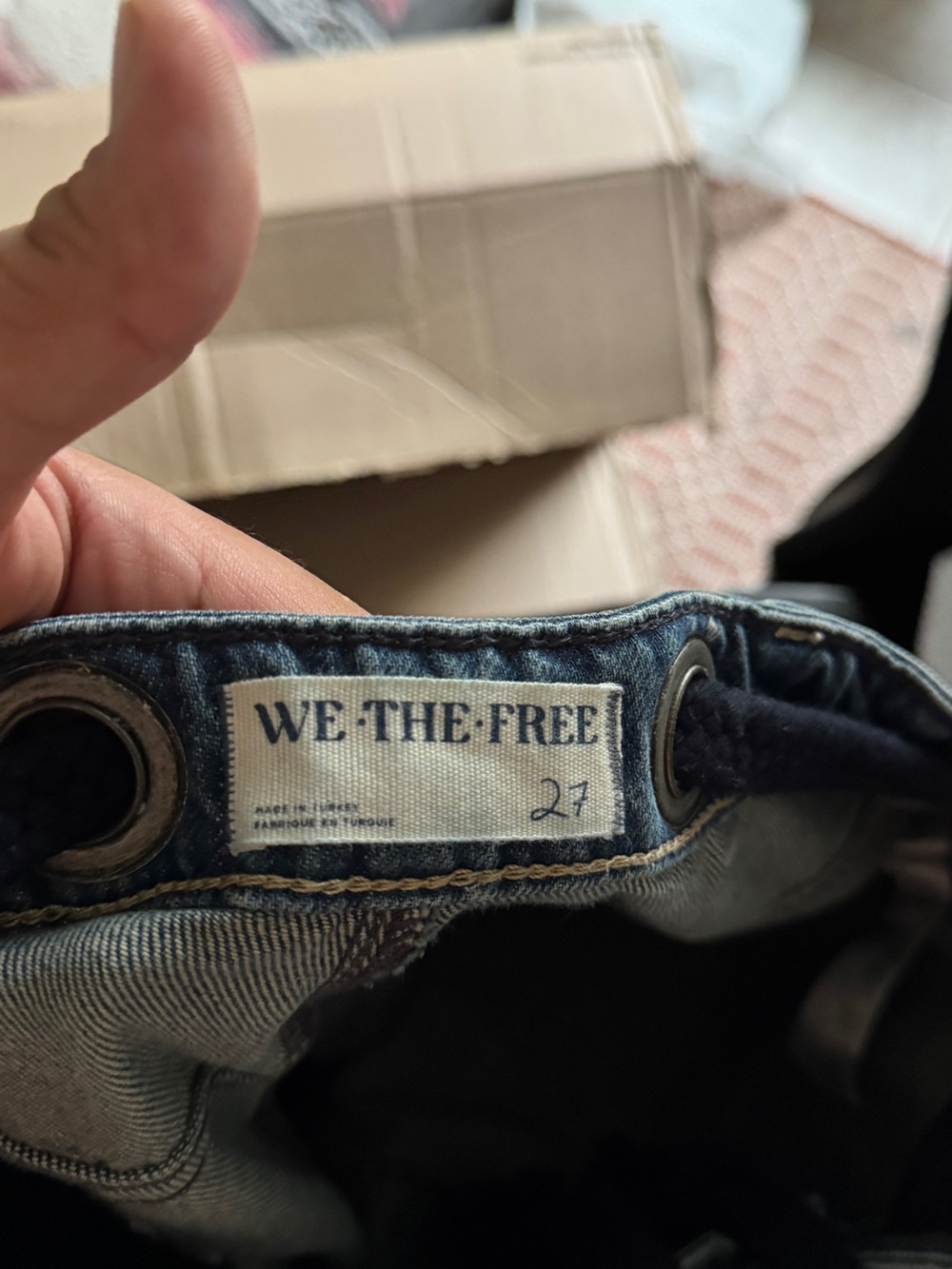 Free People We The Free Moxie Pull-On Barrel Jeans - Picture 4 of 4